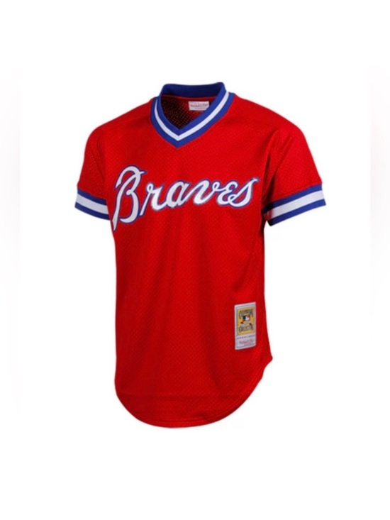 MLB Other - Atlanta Braves No. 3 Dale Murphy Mitchell Ness 1980 Cooperstown Authentic Jersey